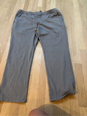Zella Men’s Gray Performance Athletic Pants Size Large L Stretch